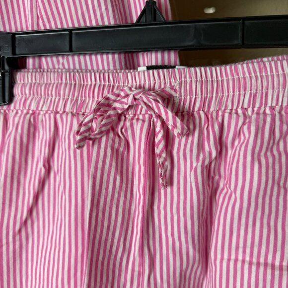 PRINCESS POLLY Pink Striped 2 Piece Set Boxer Shorts & Button Up Size 2 Small - Picture 4 of 13